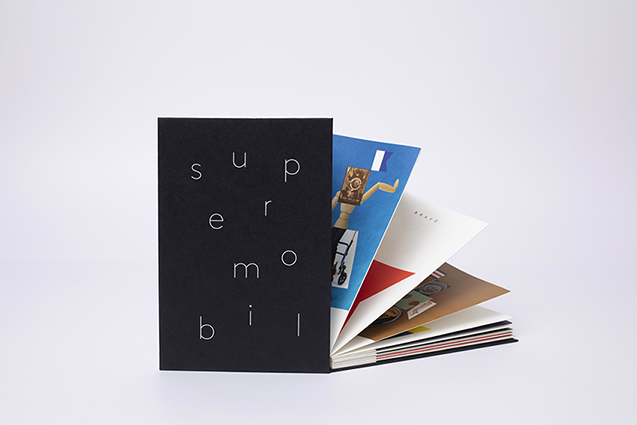 SUPERMOBIL – Leporello – 28 pages RV - 22,5 x 15 cm – Offset print - 200ex - Credit photo Ghislain Mirat